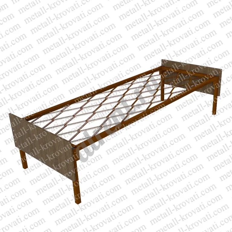 Металлические кровати с ДСП спинками, кровати из ЛДСП