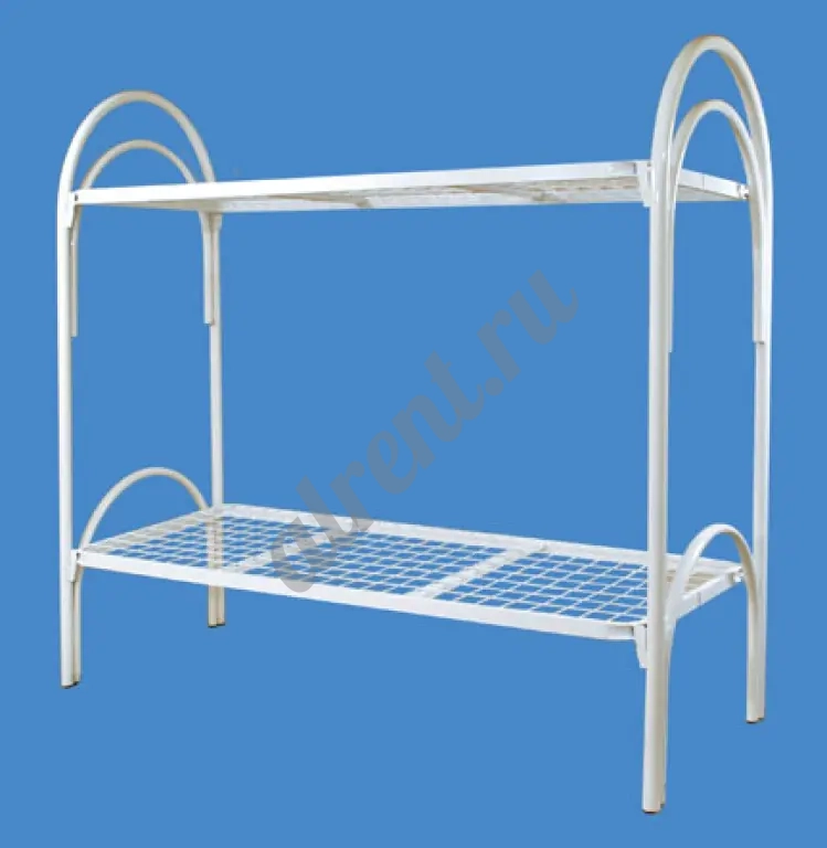 Металлические трехъярусные кровати в аренду
